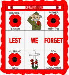 Remembrance Day or Veteran's Day Quilt Paper Craft