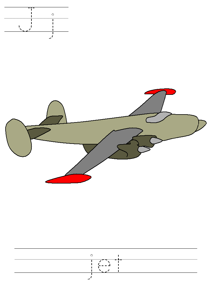 j is for jet tracer pages