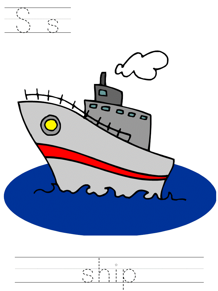 s is for ship tracer pages
