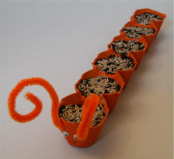 Grass Seed Caterpillar Craft