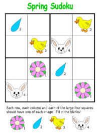 Spring Sudoku Puzzles