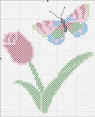 cross stitch flower