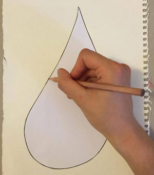 Water Color Spring Shapes