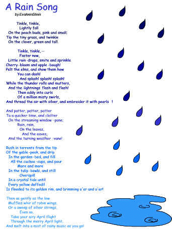 A Rain Song Evaleen Stein