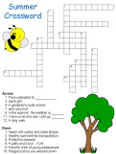 Summer crossword puzzle