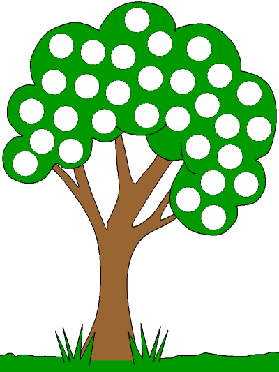 Nut Tree Bingo Dauber Art