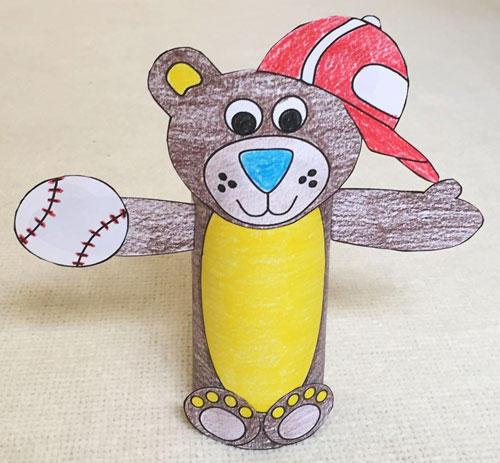 spring bear tp roll craft