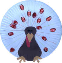 Paper Plate Turkey Craft