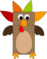 paper bag turkey puppet