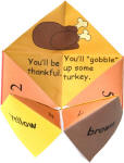 Thanksgiving Fortune Teller