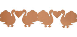 Fold and Cut Thanksgiving Paper Chains