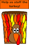 Food bank turkey drawing