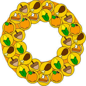 Thanksgiving wreath craft