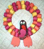 Turkey Wreath craft