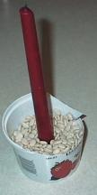 Christmas candle craft