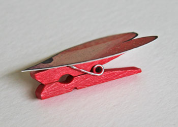 clothespin hearts craft