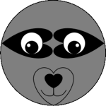 raccoon paper plate craft instructions