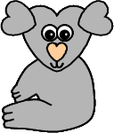 heart koala craft instructions