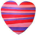 Patterning Practice - Paper Strip Heart Craft