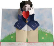 pop up Valentine's Day card