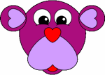 Heart Monkey Paper Plate Craft