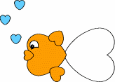 heart shaped paper fish craft
