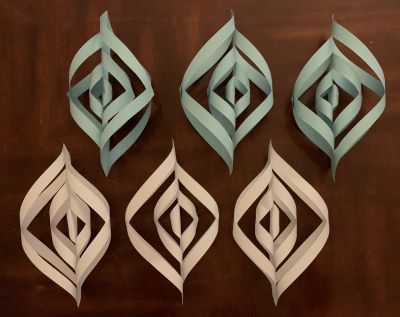 3D Paper Snowflake Craft