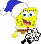 winter sponge bob