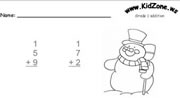 winter worksheets