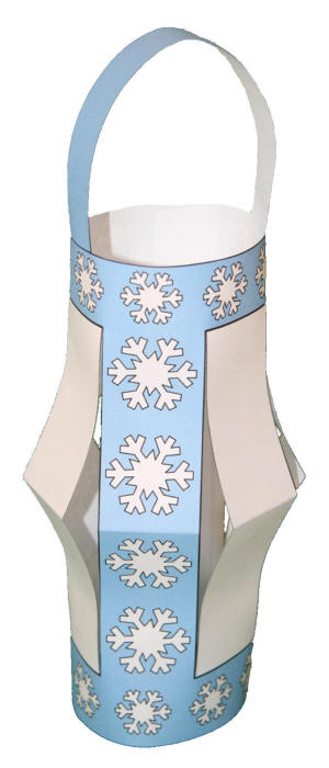 Winter Lantern Paper Craft