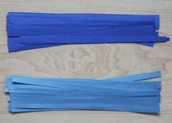 Winter Mittens Paper Strip Craft