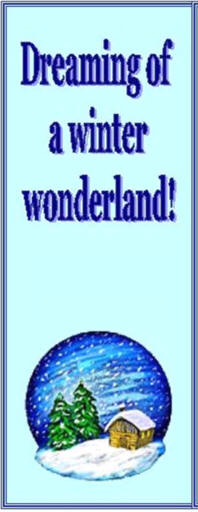 printable winter bookmarks