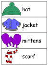 Winter Word Wall Words