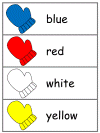 Winter Word Wall Words