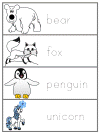 Winter Word Wall Words