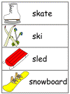 Winter Word Wall Words