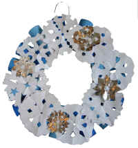 snowflake wreath