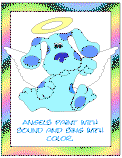 blue coloring page