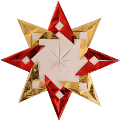 Christmas Origami Petal Star