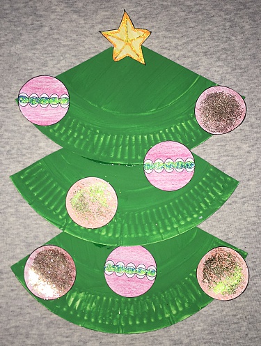 Christmas Tree Shapes Practice Craft