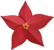 Paper Plate Poinsettia- Holiday Craft for Kids