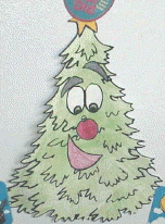 paper christmas tree craft