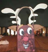 milk carton reindeer craft