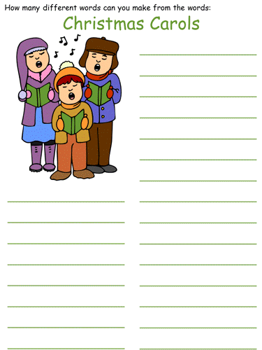 Christmas Worksheets and Puzzles