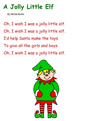 Song A Jolly Little Elf