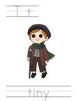 Printable print practice worksheet - Tt tiny