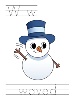 Frosty the Snowman Tracer Pages