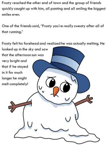 Frosty Story Pages