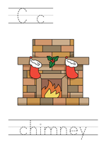 Printable print practice worksheet - Cc chimney