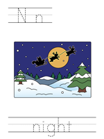 Twas the Night Before Christmas Tracer Pages